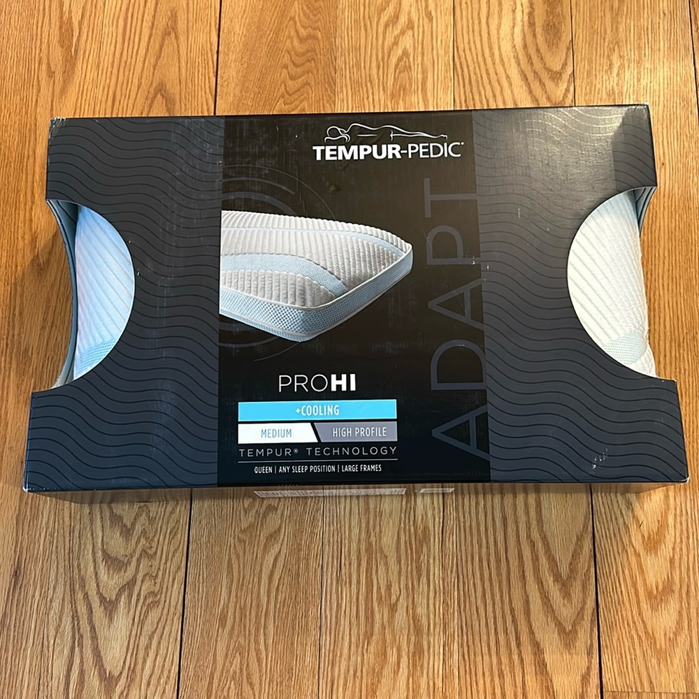 Tempur-pedic ProHi +cooling -medium- high profile NWT